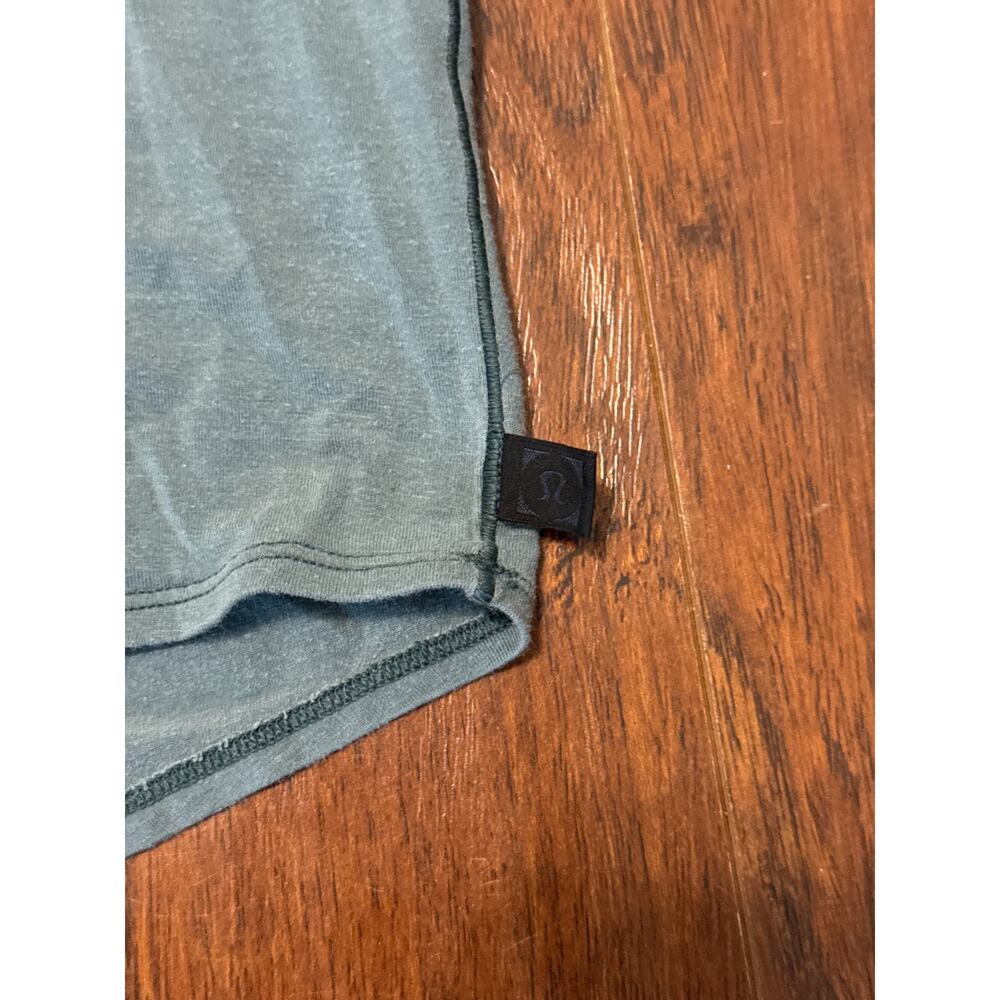 lululemon lab Sarala 3/4 Tee Harbor Green Mens Size Large - Picture 5 of 10